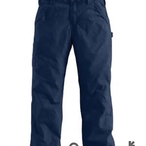 Carhartt Men's Deep Blue Overall Pants